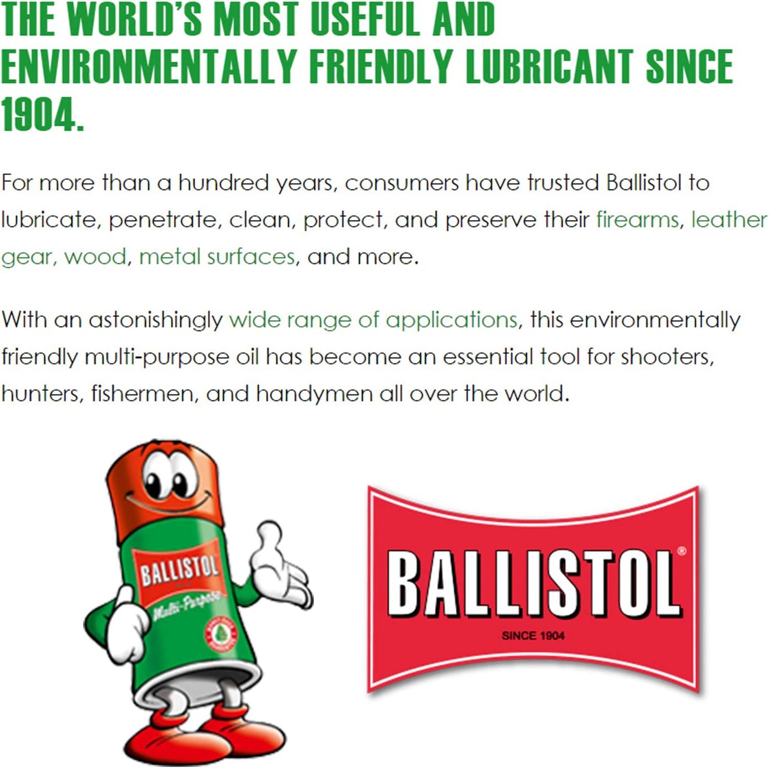 Ballistol 6 oz Multi-Purpose Oil Lubricant Cleaner Protectant and 1.5oz Aerosol Spray Bundle - Pro-Distributing