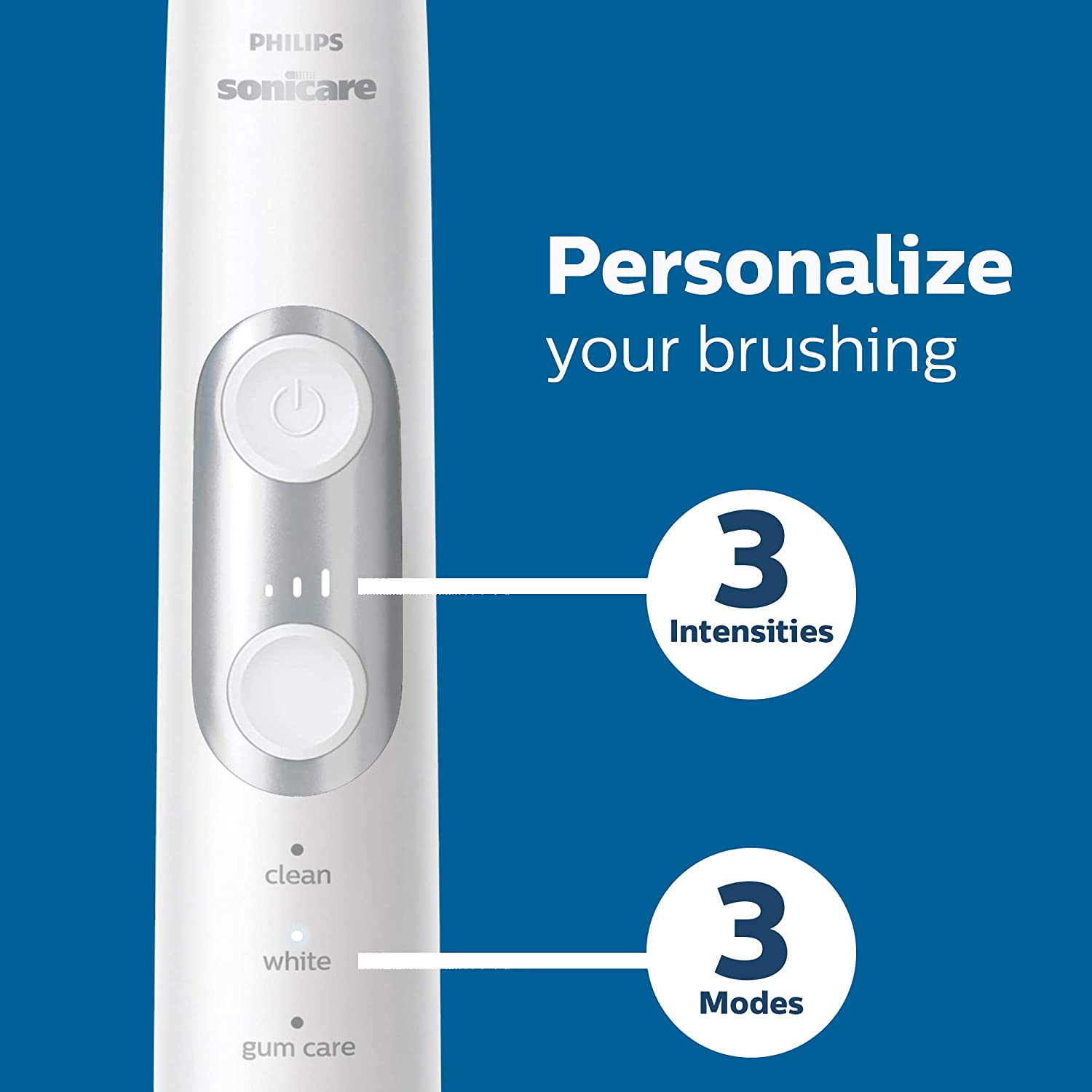 Philips Sonicare HX6871/49 ProtectiveClean 6100 Rechargeable Electric Toothbrush, Navy - Pro-Distributing