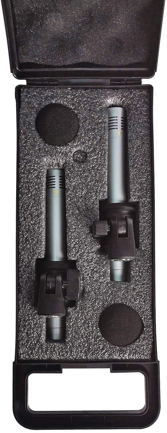 Samson C02 2 Pack Pencil Microphones and SR850 Semi Open-Back Headphones Bundle - Pro-Distributing