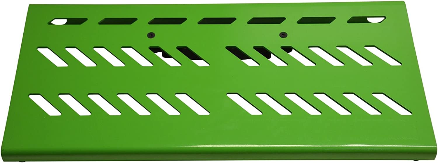 Gator Cases Large Aluminum Guitar Pedal Board with Carry Bag - Screamer Green - Pro-Distributing