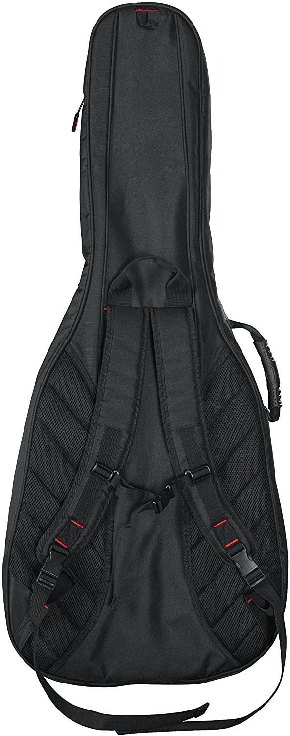 Gator Cases 4G Series Gig Bag For Acoustic Guitars with Adjustable Backpack Straps; Fits Most Dreadnought Style Acoustic Guitars - GB-4G-ACOUSTIC - Pro-Distributing