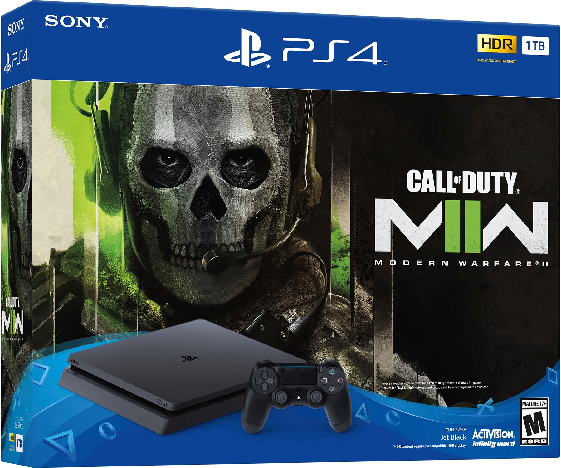 Sony PlayStation 4 Call of Duty Modern Warfare II Bundle with Microfiber Cleaning Cloth - Pro-Distributing