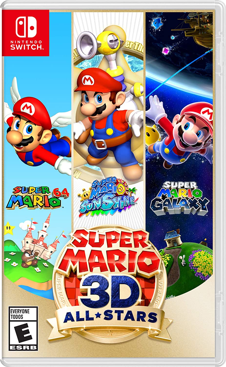 Nintendo Switch OLED Console Neon Red & Blue with Super Mario 3D World + Bowser’s Fury and Screen Cleaning Cloth - Pro-Distributing